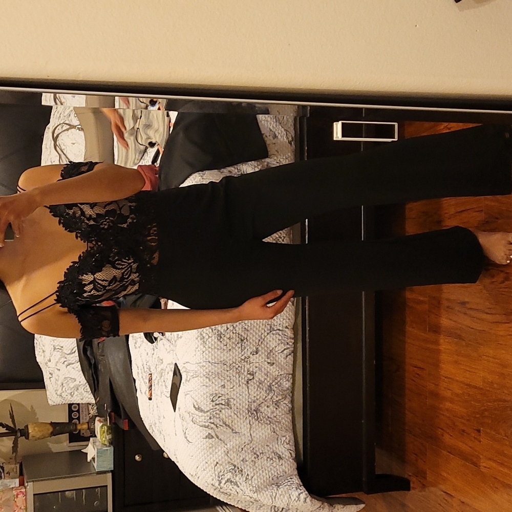 Black Lace playsuit